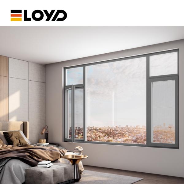 Buy Triple-Glazed Aluminum Casement Window for Maximum Insulation at wholesale prices