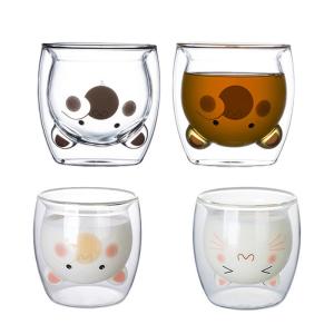 200ml Cartoon Borosilicate Personalized Glass Cup For Bar