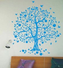 Removable Wall Flower Stickers G175 / Floral Wall Stickers