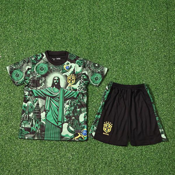 Buy Brazil 2025-2026 Season Children Special Edition Football Jersey Supports Group Customization at wholesale prices