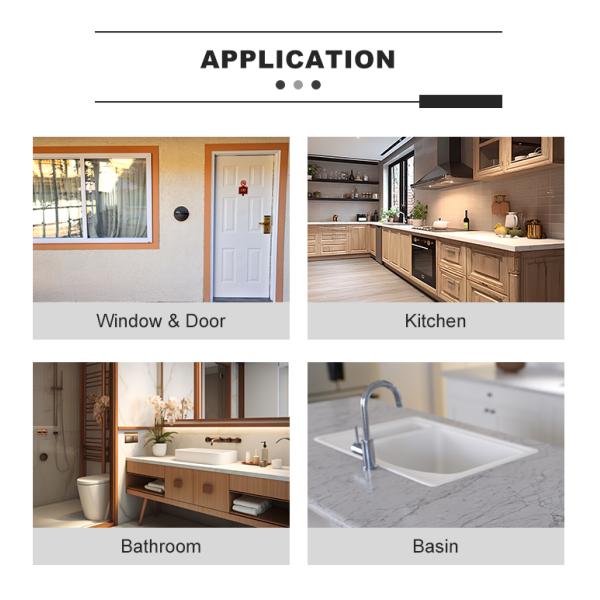 Environmentally Friendly Silicone Sealant Toilets And Bathrooms Mildew Proof Adhesive