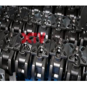 Gas Media High Platform Wafer Ball Valve with Straight Through Type Channel