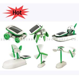 Quality Competitive prices 6 in 1 Educational Solar Powered Robot Kit with CE certification for sale