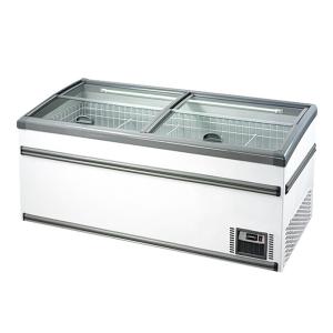 Hypermarket Combined Open Top Aht Island Freezer With Sliding Door
