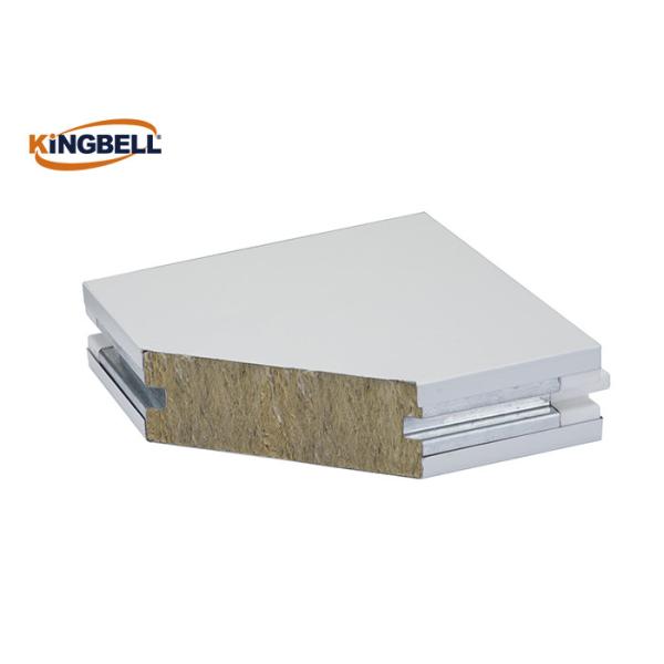 Buy Color Coated Operating Room Walls Rock Wool Sandwich Panel Fire Prevention at wholesale prices