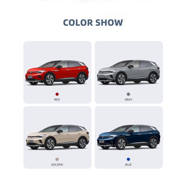 Used Electric Car VW ID4 Crozz Pure Pro with Single Motor Ternary Lithium Battery