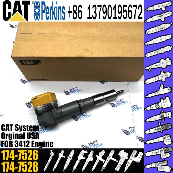 Diesel Fuel InjectorExcavator parts Engine 3412 Fule Injetor 232-1173 232-1183 232-1168 174-7528 174-7526