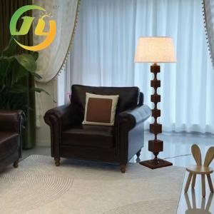 Beige Lampshade with Warm and Eye Protecting Modern Floor Light