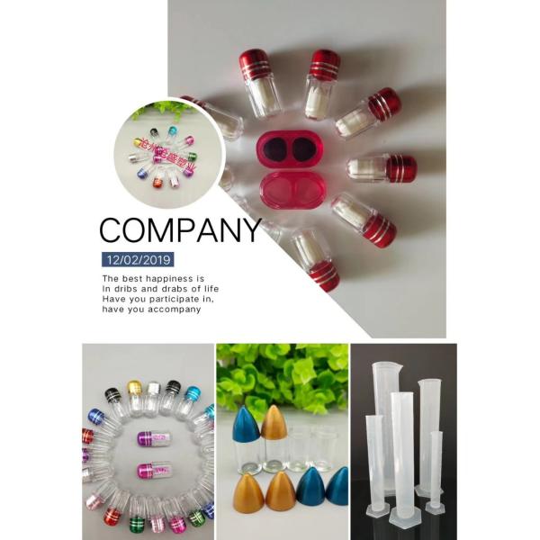 Single Capsule Plastic Bottle With Metal Cap 5g ISO9001