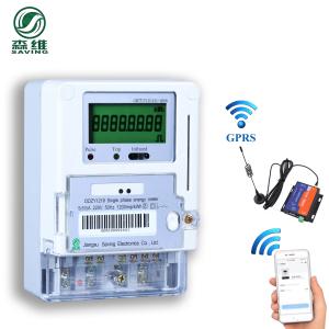 160x112x71mm Single Phase Prepaid Energy Meter Rechargeable Electric 50Hz