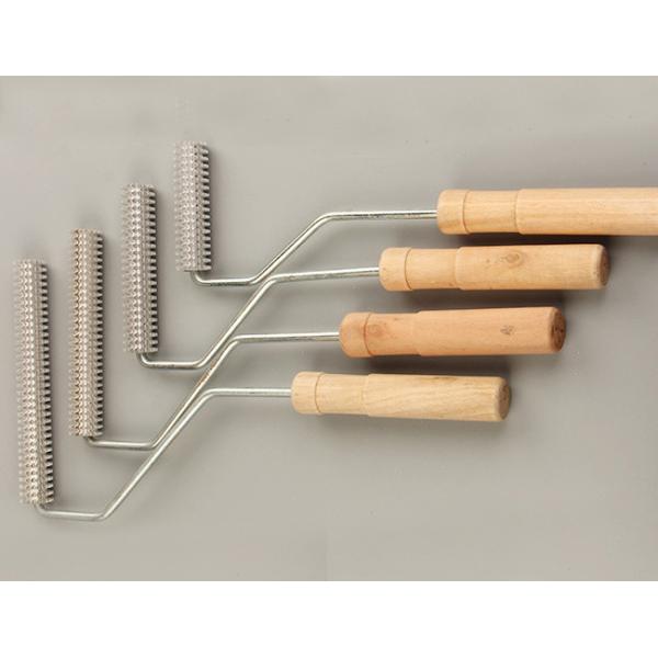 FRP Tools Paint Brushes And Rollers Fiberglass Bubble Roller With Aluminum Head