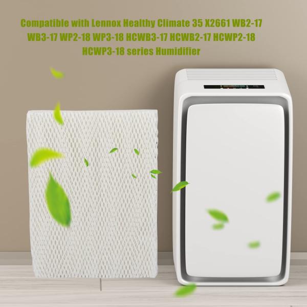 Replacement Humidifier Wick Filters Compatible with Lennox Healthy Climate 35 X2661