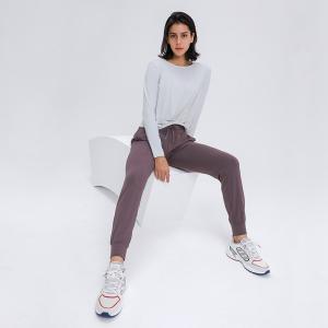 Women Lulu Light Weight Yoga Jogger Pants Jogger 300gsm Lace Up Sweatpants
