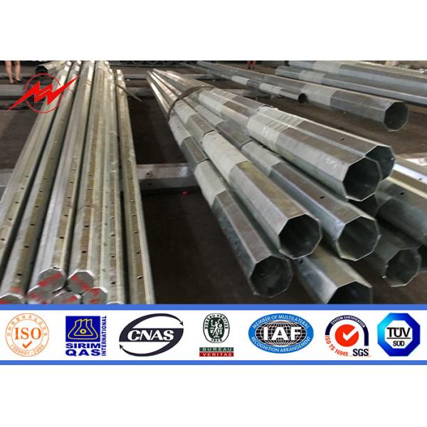 Buy Galvanization Electrical 100ft Steel Power Pole Grade One Protect Level at wholesale prices