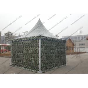 3x3M Aluminum Camouflage Military Army Tent With Transparent PVC Windows
