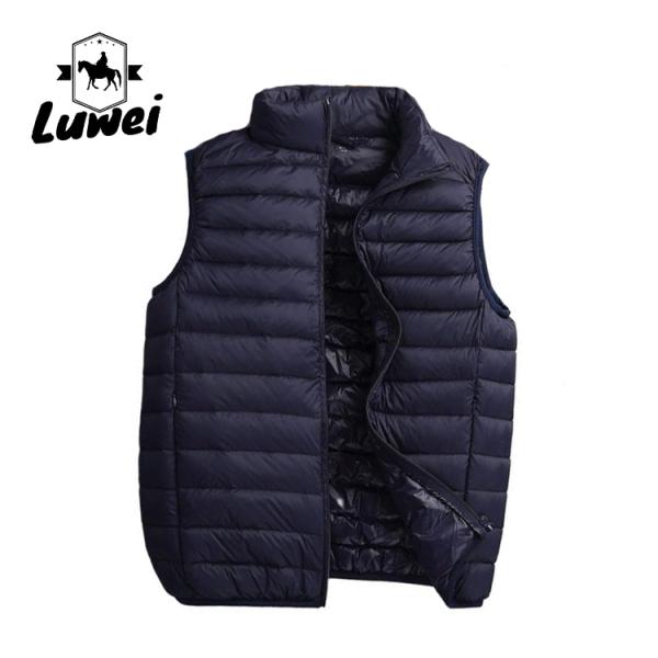 Fashion Plus Size Padded Coats Slim Fit Compression Utility Bubble Waistcoat Sleeveless Quilted Clothes Men Top Vest