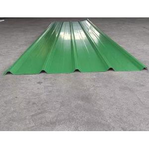 0.6mm Corrugated Steel Sheet White Green SGCC For Roofing Sheets