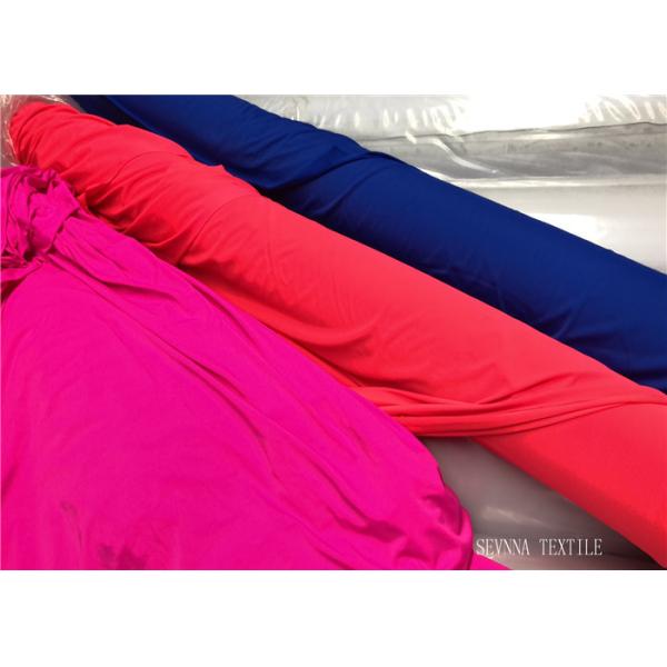 Super Soft Stretch Organic Swimwear Fabric Customized Dyed Solid Colors