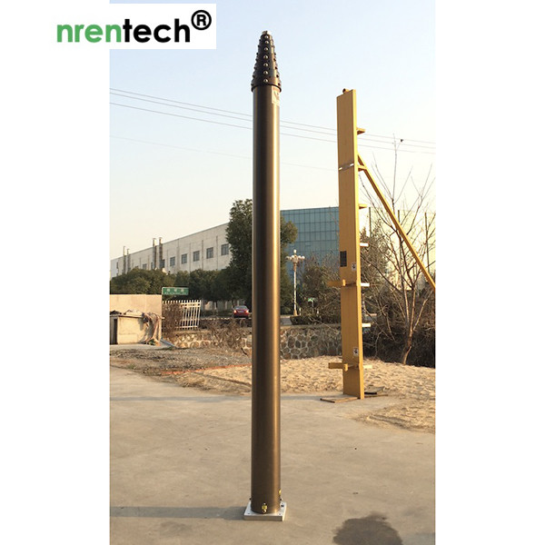 15m pneumatic telescopic mast-NR-2750-15000-30 for mobile antenna mast tower