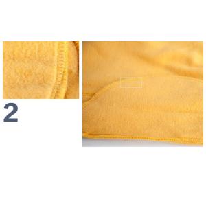 Girls / Ladies Hooded Sweatshirts , Black / Yellow / White Cotton