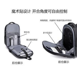 NEW BUSINESS BACKPACK DAILY COMMUTER BACKPACK MEN'S LARGE CAPACITY SHOCK