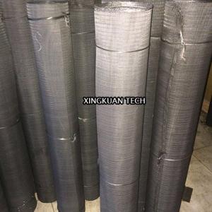 Black Woven Wire Mesh Cloth For Rubber Plastic Industry 40 Mesh 60 Mesh 80 Mesh