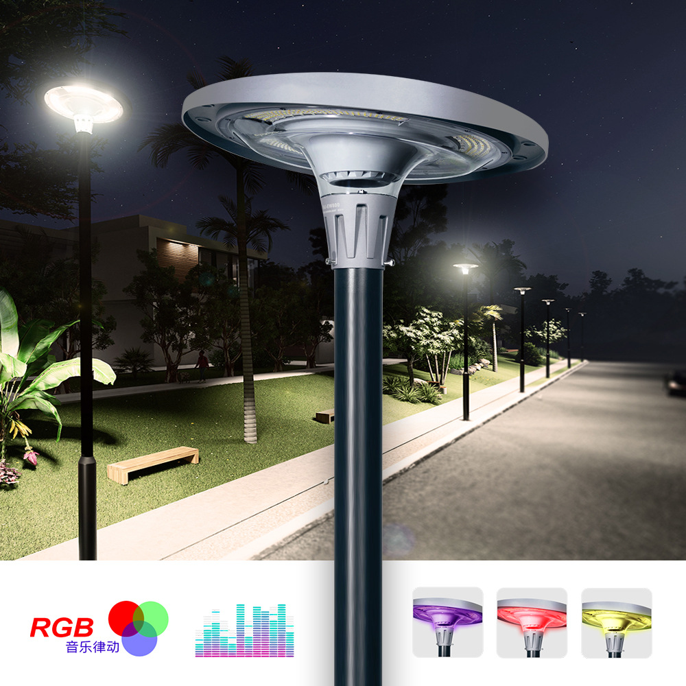 Intelligent Solar Garden Light with Bluetooth APP Control Music Sync and Ultra