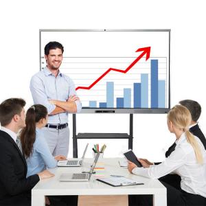 4k 65 Inch Screen LCD Interactive Whiteboard , Electronic Classroom Digital