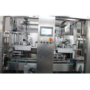 Industrial Automatic Labeling Machine , Beverage Bottle Double Head Sleeve