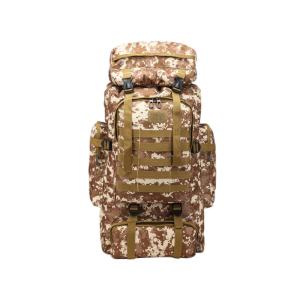 Soft Handle 80L Waterproof Multi-Function Camouflage Hiking Bag for Mountain Training