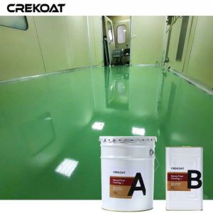 China Industrial Grade Solvent Free Epoxy Floor Coating with 5:1 Mix Ratio and 12 Months Shelf Life in 20Kg/Bucket on sale