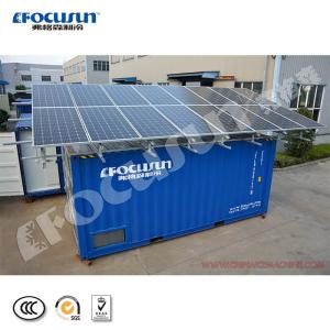 Containerized Cold Room with Lead-Acid Battery Solar Power Panel and Video