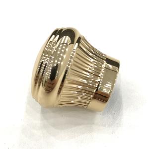 Smooth Customized Zamak Perfume Container Caps For Packaging
