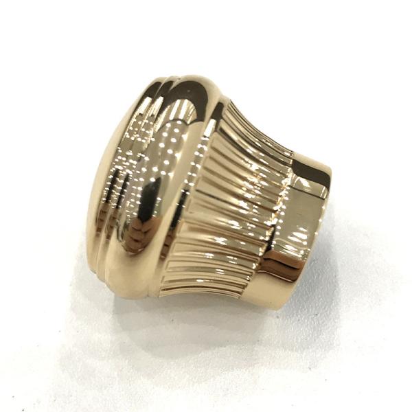 Smooth Customized Zamak Perfume Container Caps For Packaging