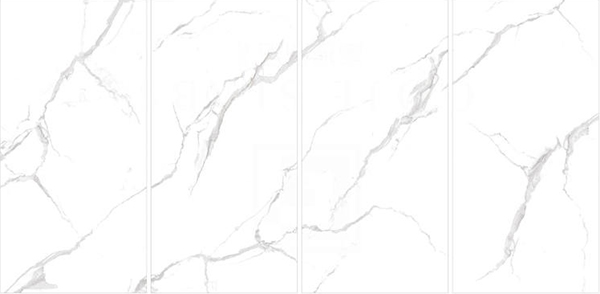 Background Tile Glazed Porcelain Floor Tile 900 x 1800 MM White Marble Tile
