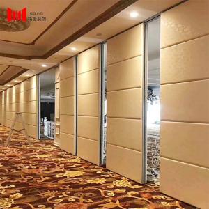 Fabric Surface Soundproof Decorative Partition Wall With Top Hung System