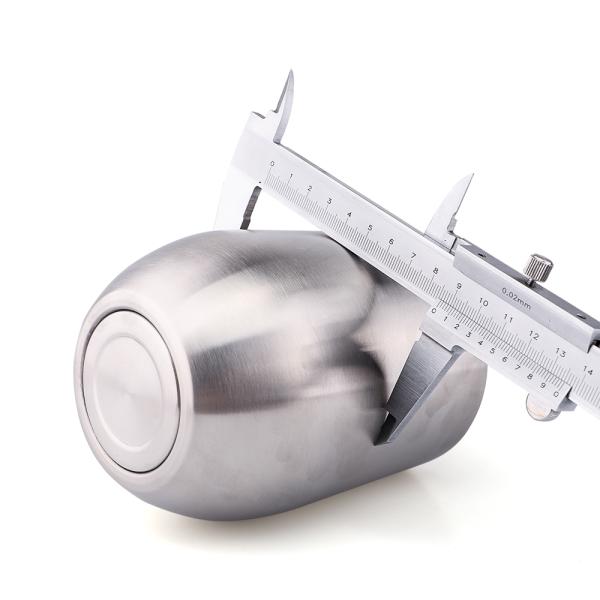 Promotion Cheap Price Dishwasher safety Double Walled Stainless Steel Cup Vacuum Insulated Wine Glasses Mug with Lid