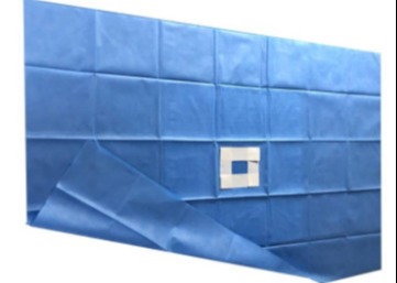 Buy Adhesive Fenestrated Surgical Drape Non Woven Fabrics at wholesale prices