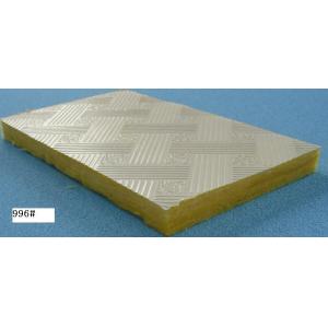 China Yellow Acoustical Glass Wool Ceiling Tiles For Commercial Buildings on sale