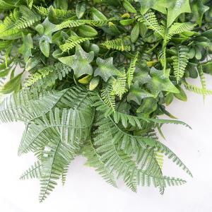Waterproof Green Artificial Leaf Wall 35mm 40mm