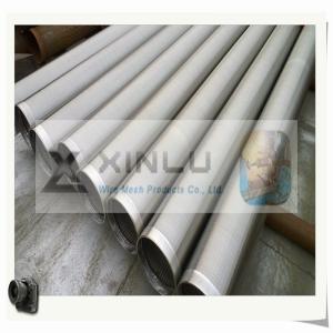 φ33 Aisi 316l Perfect Round Johnson Wire Wrap Screen Tube Strainer Pipe Slot