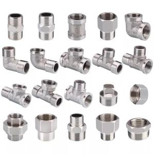 ASTM A403 Threaded Pipe Fitting Super Whole Male Female Straight Nipple 316