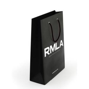 Black Color Gloss Lamination Logo Embossing Custom Printing Paper Shopping Bags with PP Rope Handle