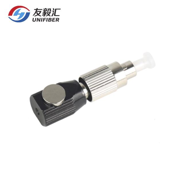 Metal FC LC ST Connector 250um Optic Fiber Adapter