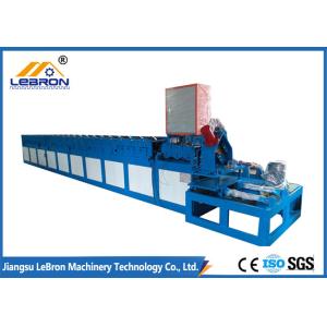 Blue color door frame cold roll forming machine automatic type PLC system