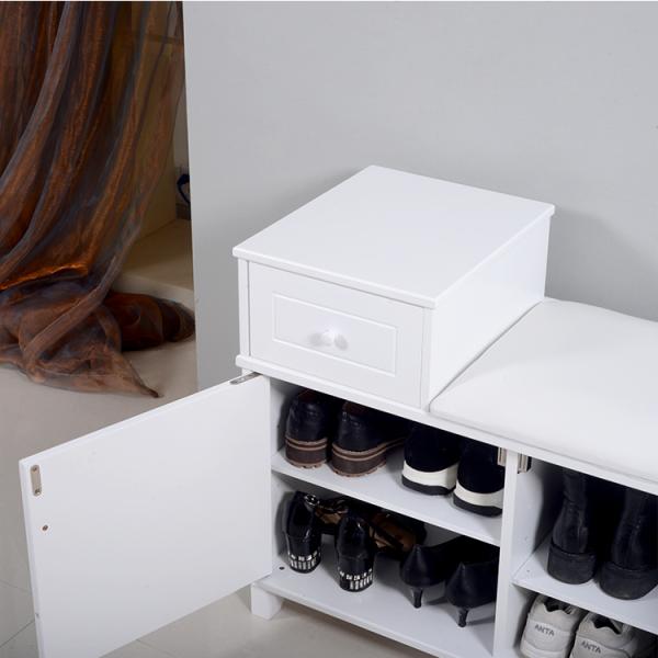 2 Paralleled Door 90*56*30cm E1 MDF Entryway Shoe Bench