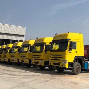 China 6800 kg Gross Vehicle Weight 10 Forward Shift Sinotruk Head Howo 6x4 Used Tractor Truck on sale