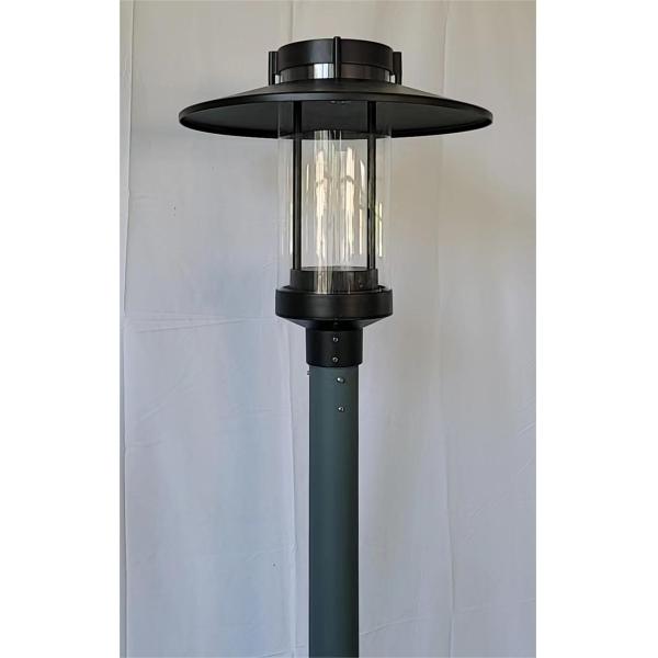 30W-80W Black Housing Garden Light Waterproof IP66 Column Top Series Lamp 5 Years Warranty Courtyard Lights For Streets And Gardens