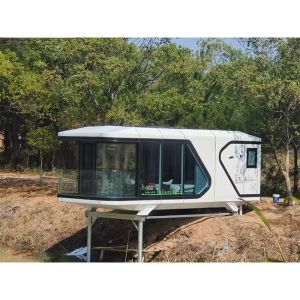 Durable Outdoor Space Capsule Customized Space Capsule Home Prefabricated