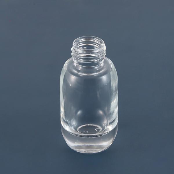 Skin Care Serum Cream Bottles 15ml 30ml 50ml Clear Green Glass Designs with Stirring Stick Customizable